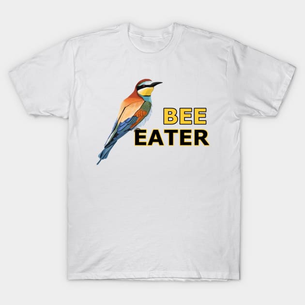 jz.birds Bee-Eater Bird Animal Design Illustration T-Shirt by jzbirds